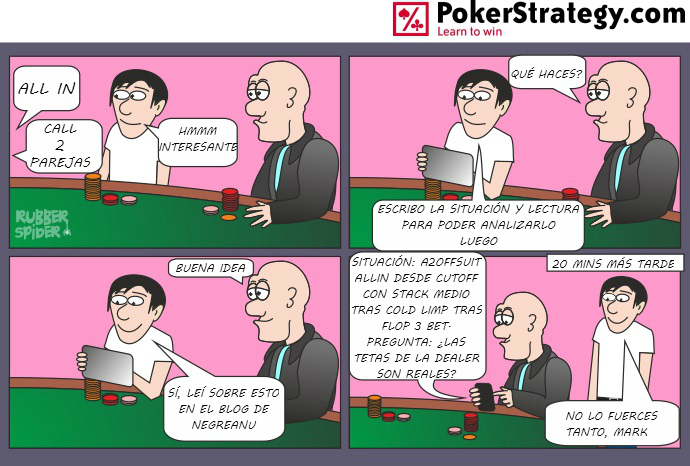 Tiras de poker divertidas Notas
