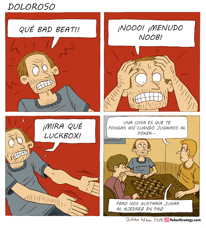 Tiras de poker divertidas Ajedrez