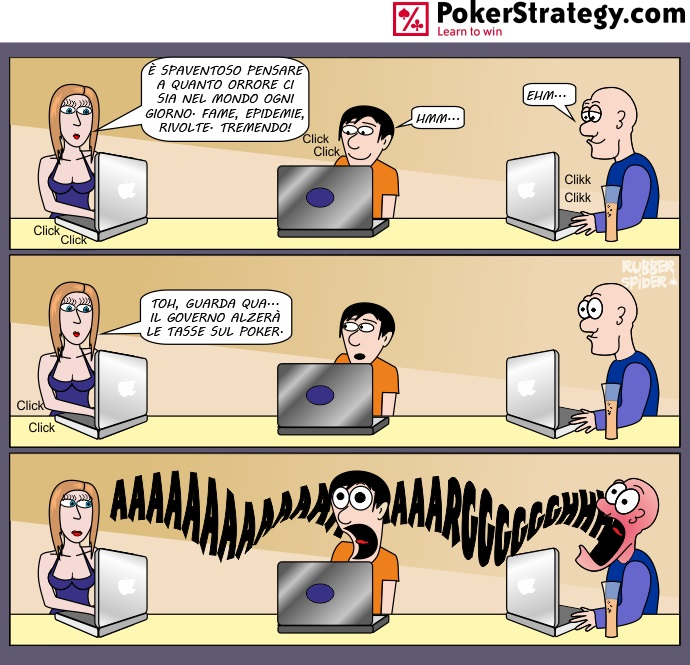Vignette Divertenti sul Poker Tasse