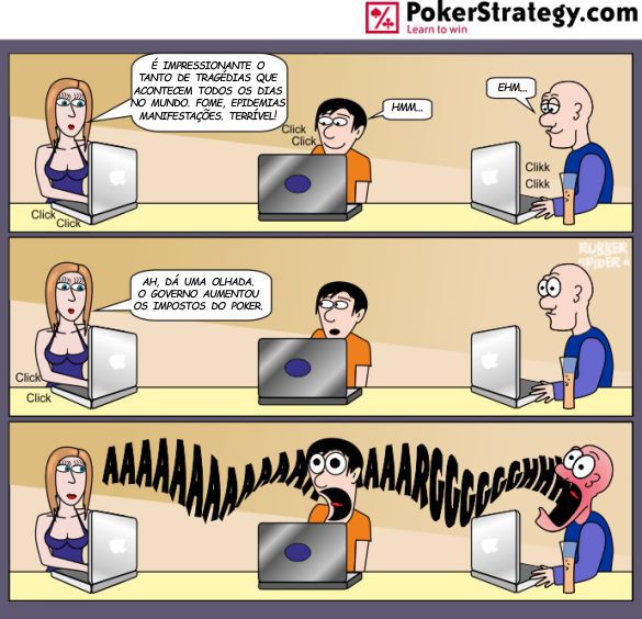 Tirinhas de poker divertidas Impostos