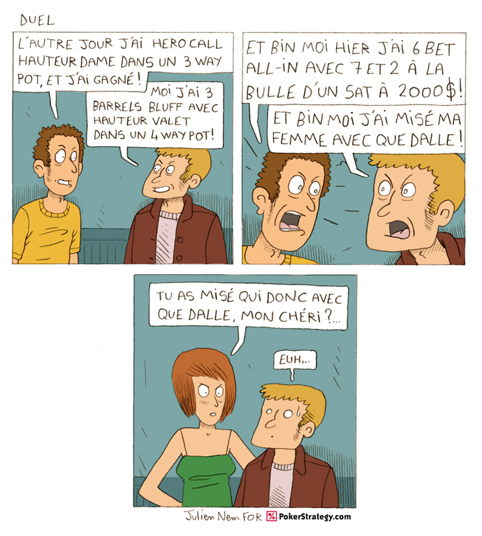 BD de poker humoristique Bluff