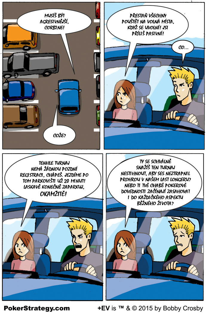Vtipn&yacute; pokerov&yacute; komiks Passive