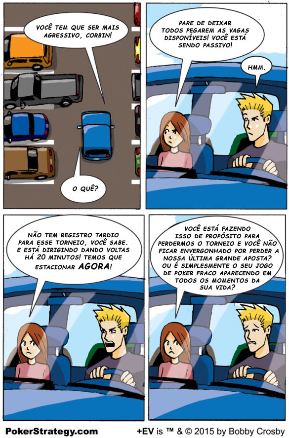 Tirinhas de poker divertidas Passivo