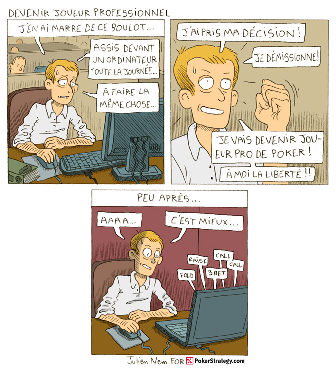 BD de poker humoristique Professionnel