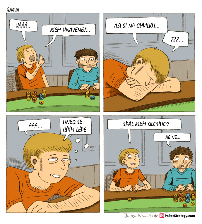 Vtipn&yacute; pokerov&yacute; komiks Blindy