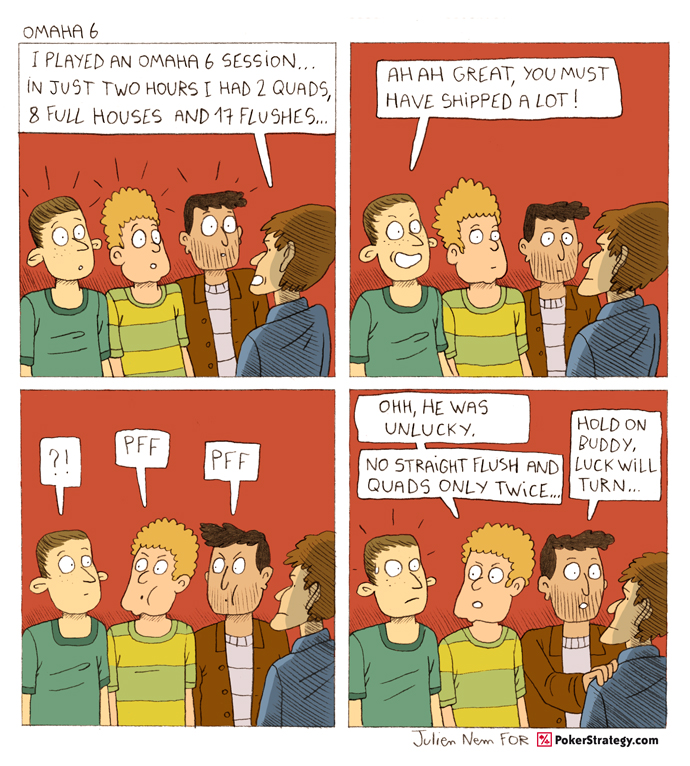 Funny Poker Cartoons Omaha