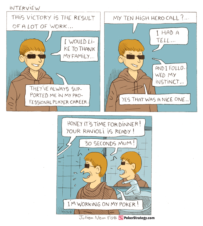 Funny Poker Cartoons Interview