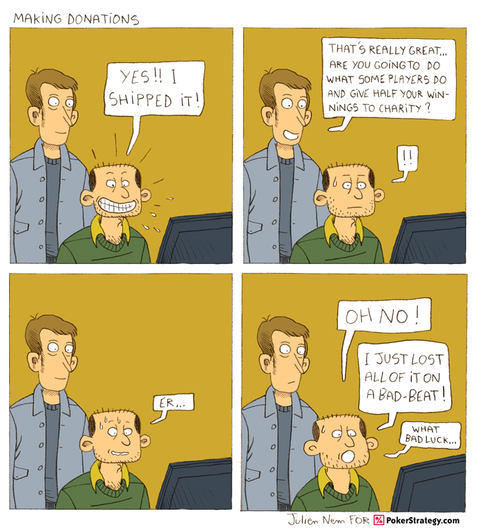 Funny Poker Cartoons Win