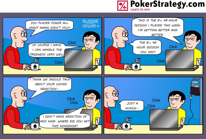 Funny Poker Cartoons Grinding