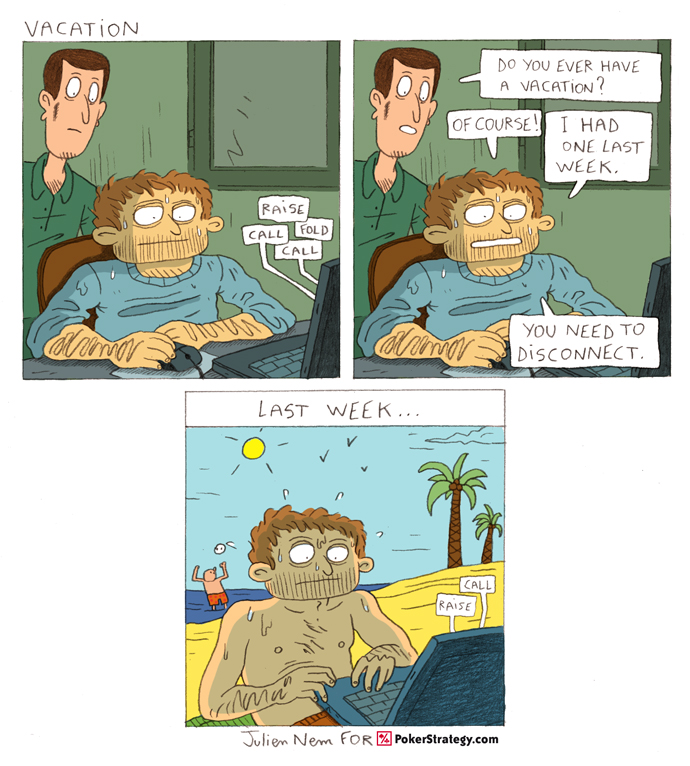 Funny Poker Cartoons Break