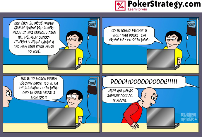 Vtipn&yacute; pokerov&yacute; komiks Stres