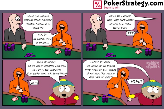 Funny Poker Cartoons Danger