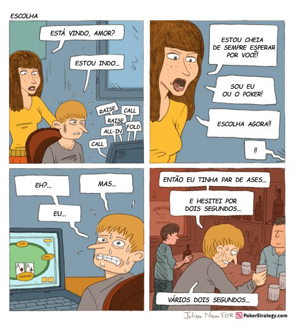 Tirinhas de poker divertidas Ases