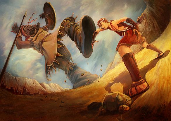 David and Goliath