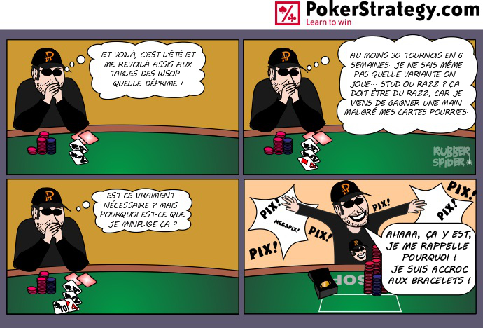 BD de poker humoristique Bracelets