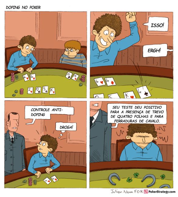 Tirinhas de poker divertidas Doping