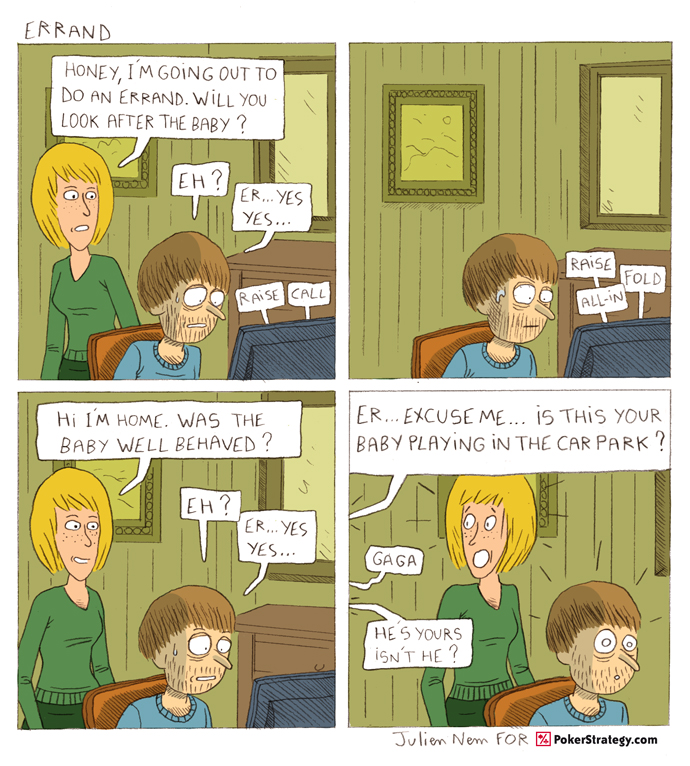 Funny Poker Cartoons Concentration