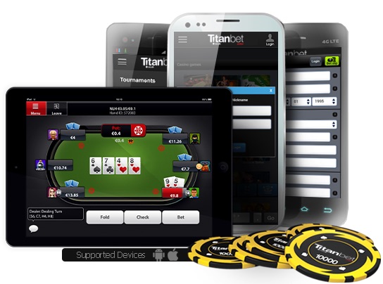 Titan Poker mobile app