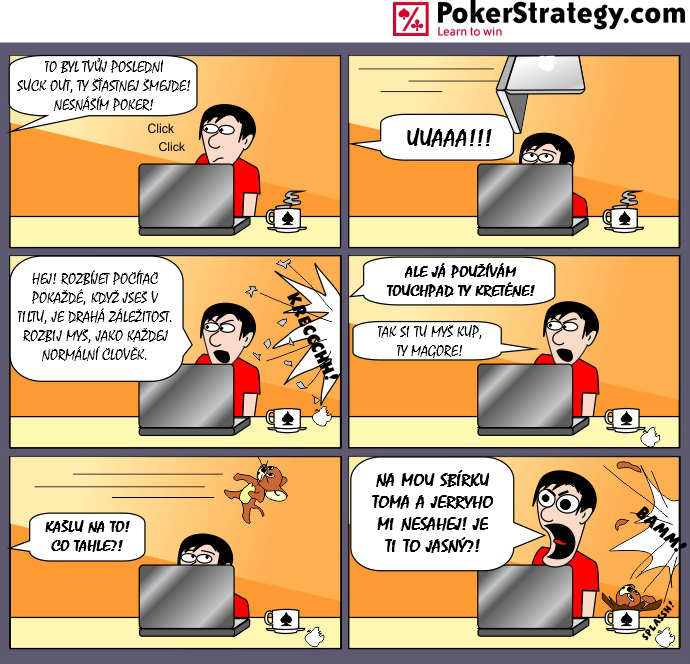 Vtipn&yacute; pokerov&yacute; komiks Tilt