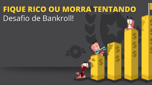 Desafio de constru&ccedil;&atilde;o de bankroll de poker
