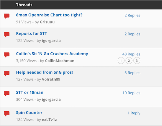 PokerStrategy.com poker forum