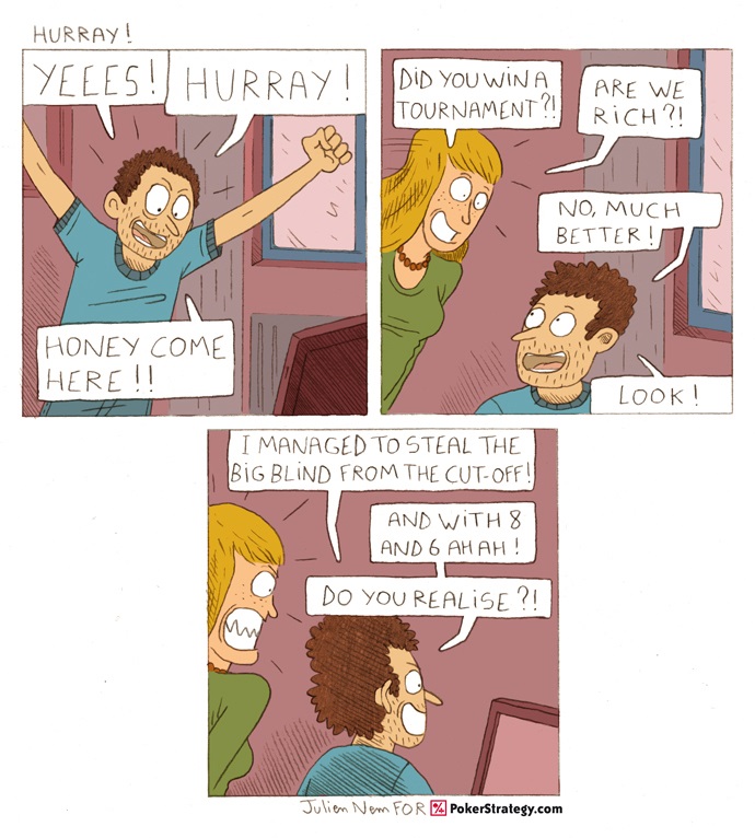 Funny Poker Cartoons Steal