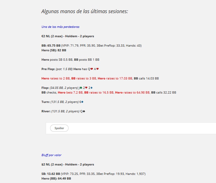 Confeti PokerStrategy blog