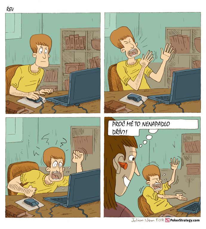 Vtipn&yacute; pokerov&yacute; komiks Tilt