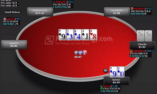 Valuebet thin poker vid&eacute;o