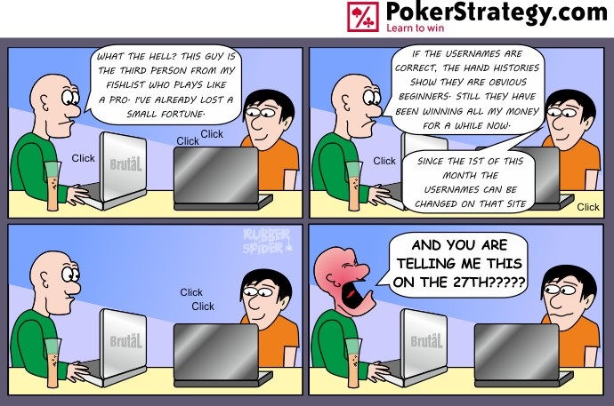 Lustige Pokercartoons Nickname