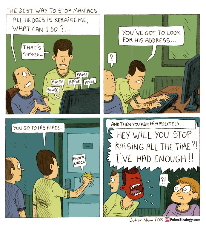 Funny Poker Cartoons Maniac