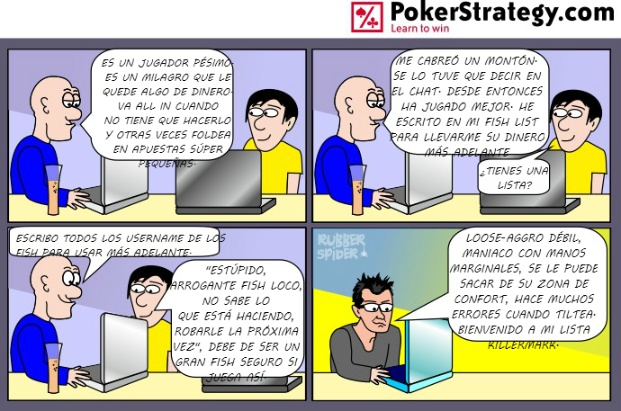 Tiras de poker divertidas Notas