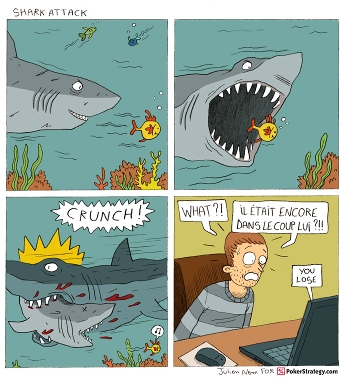 BD de poker humoristique Shark