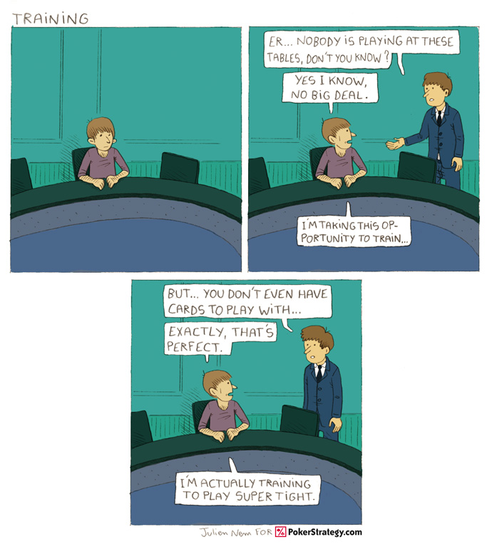 Funny Poker Cartoons Training