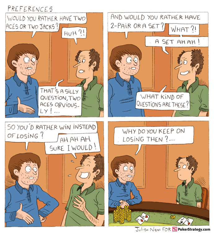 Funny Poker Cartoons Win