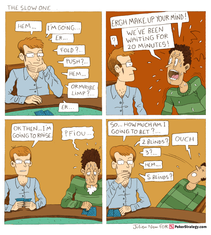 Funny Poker Cartoons Tanking