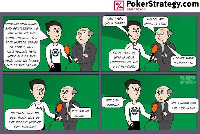 Funny Poker Cartoons Taxes