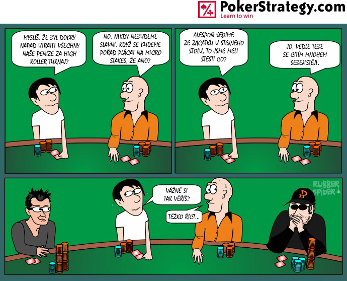 Vtipn&yacute; pokerov&yacute; komiks High roller