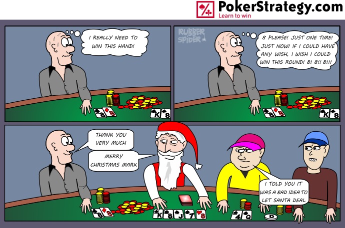 Funny Poker Cartoons Christmas