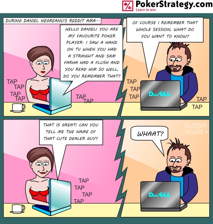 Lustige Pokercartoons Dealer