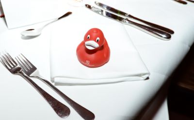 PokerStrategy.com mascot Squeezy Squeezy Duck