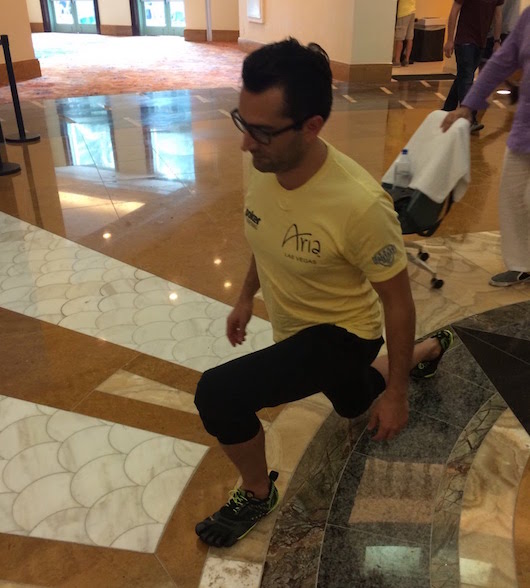 Antonio Esfandiari lunges at PCA