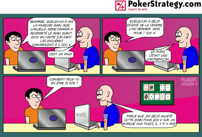 BD de poker humoristique Moneymaker