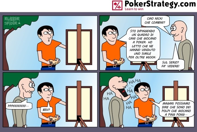 Vignette Divertenti sul Poker Dipinto