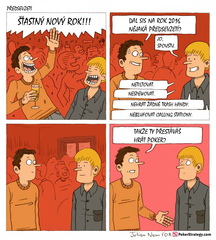 Vtipn&yacute; pokerov&yacute; komiks Tilt