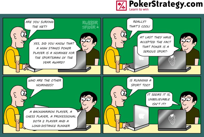 Funny Poker Cartoons Sport
