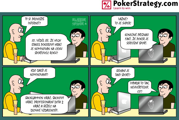 Vtipn&yacute; pokerov&yacute; komiks Sport