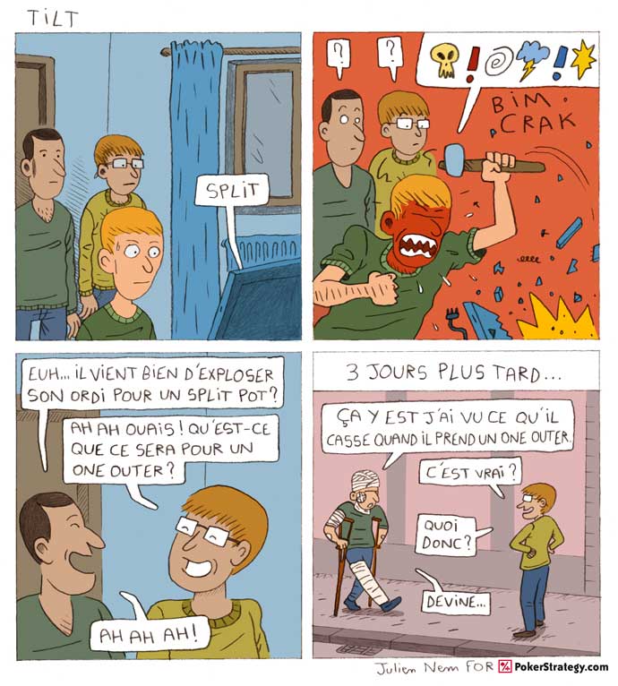 BD de poker humoristique Tilt