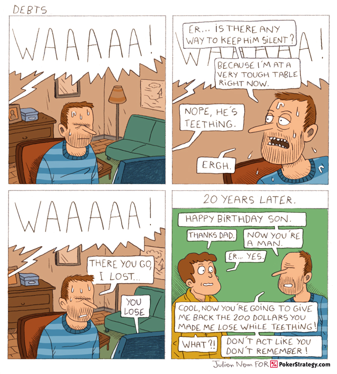 Funny Poker Cartoons Money