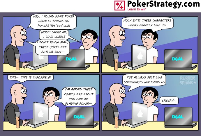 Lustige Pokercartoons Comic